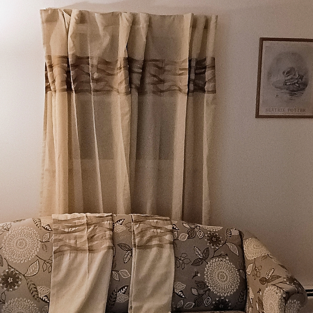 Gorgeous Sheer Umbra Curtain Panels X4